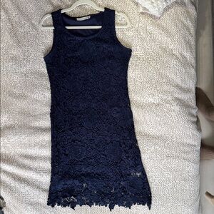 Solitaire Navy Lace Dress